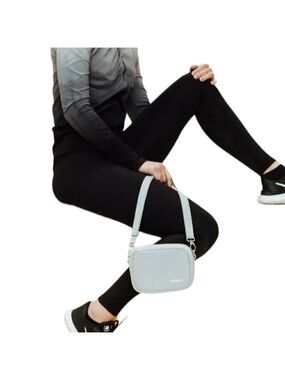 Vooray Crossbody Nylon Gray Moto Bag - NWOT